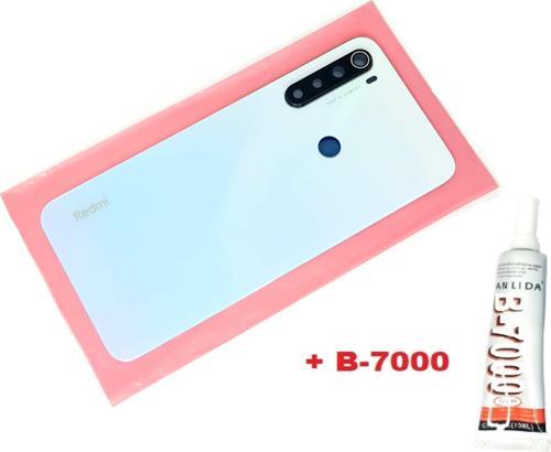 Xiaomi Redmi Note 8 Arka Kapak Batarya Kapağı (LENSLİ CAM) (B-7000) BEYAZ