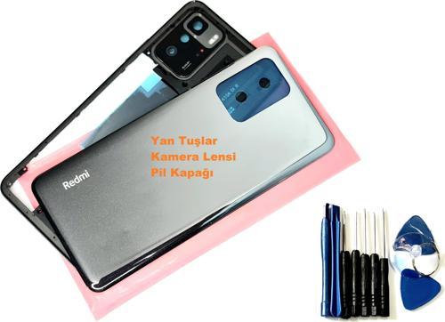 Xiaomi Redmi Note 10 Pro (5G) KASA Arka Pil Batarya Kapağı (TAMİR SETİ) SİYAH
