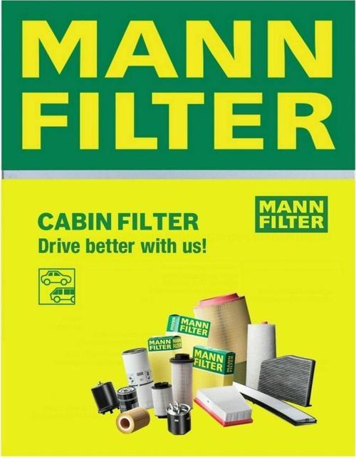 MANN-FILTER Bmw 3 Touring 316 D 2011-2016 Karbonlu Polen Filtresi
