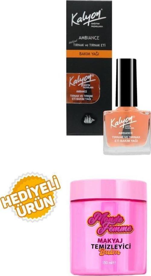 Tırnak Bakım Yağı+Monde Femme Makyaj Temizleyici Balm 150 Ml Hediyeli