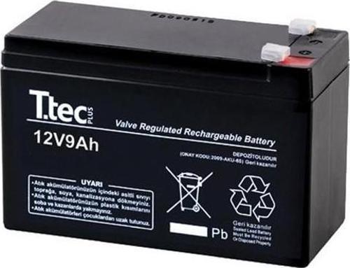 Ttec 12V 9AH Bakımsız Kuru Akü