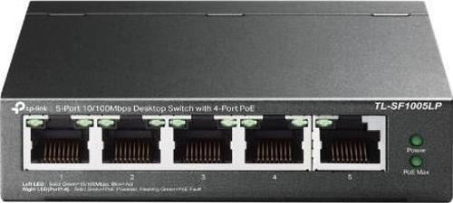 TL-SF1005LP 5 Port 4 Port Poe+ 10-100 Mbps 1 Port Uplink Switch Çelik Kasa