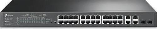 TL-SL2428P 24 Port 10-100 Poe+ Switch 4 Port SFP Çelik Kasa Rack Mount