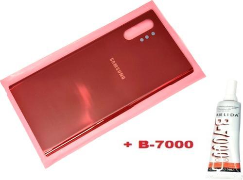 Samsung Galaxy NOTE 10 PLUS Arka Pil Batarya Kapağı (CAM+B-7000) KIRMIZI