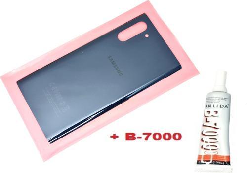 Samsung Galaxy NOTE 10 Arka Pil Batarya Kapağı (CAM+B-7000) SİYAH