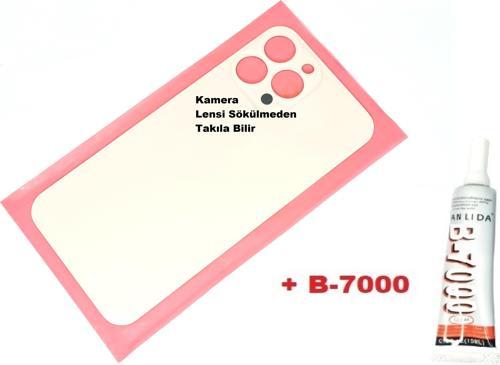 İphone 13 PRO MAX Arka Pil Batarya Kapağı (CAM+B-7000) GOLD