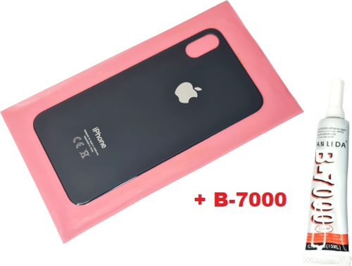 İphone X Arka Pil Batarya Kapağı (CAM+B-7000) SİYAH