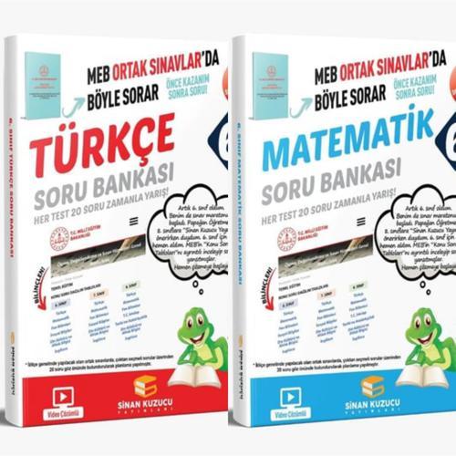 6.SINIF TÜRKÇE SORU BANKASI VE 6.SINIF MATEMATİK SORU BANKASI SİNAN KUZUCU