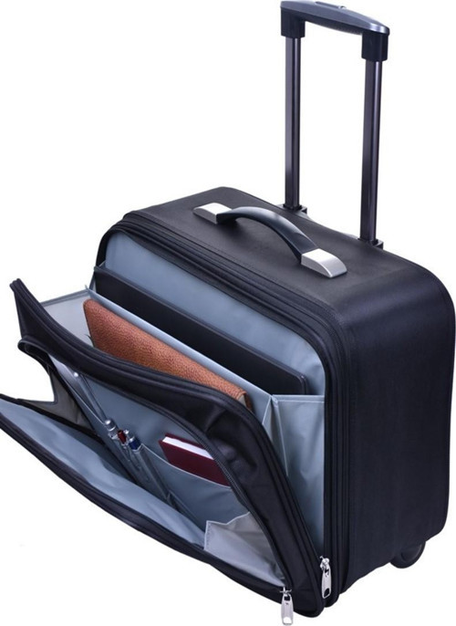 Çekçekli Orta Boy Lüx Kasalı Siyah Evrak, Laptop, Notebook Çantası