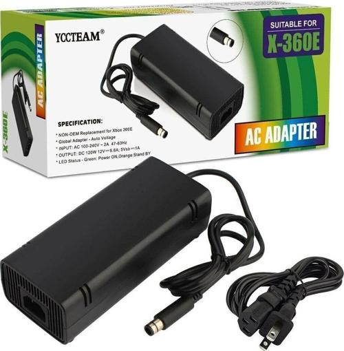 Microsoft Xbox 360 Slim E AC Adaptör 220V TR Uyumlu