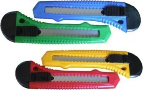 4 Adet Plastik Maket Bıçağı Falçata Geniş Büyük Boy