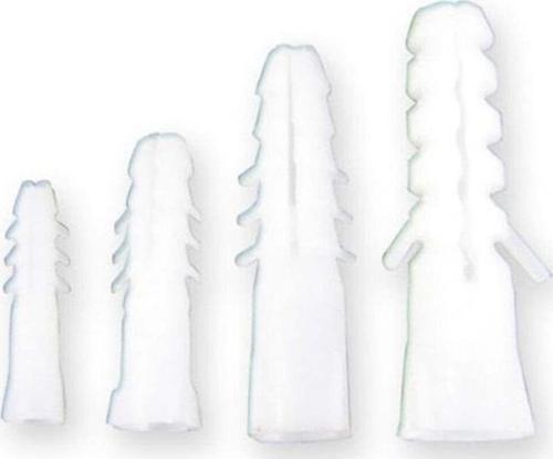 Plastik Duvar Dübeli Beyaz Q 8 25 Adet