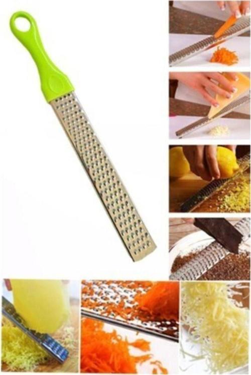 Renkli Saplı Uzun Limon Ve Sarımsak Rendesi