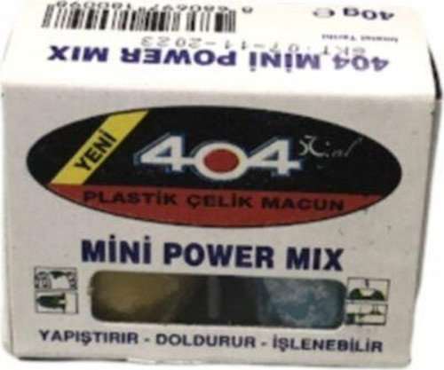 Mini Power Mix Plastik Çelik Macun