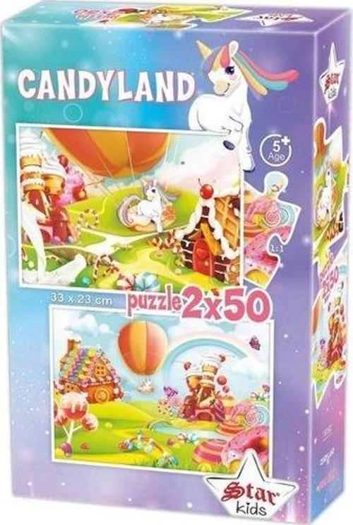Şeker Diyarı, 2X50 Parça Puzzle