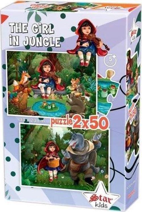 Ormandaki Kız, 2X50 Parça Puzzle