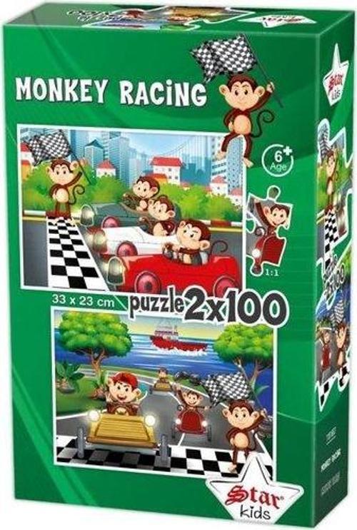 Maymun Yarışı, 2X100 Parça Puzzle