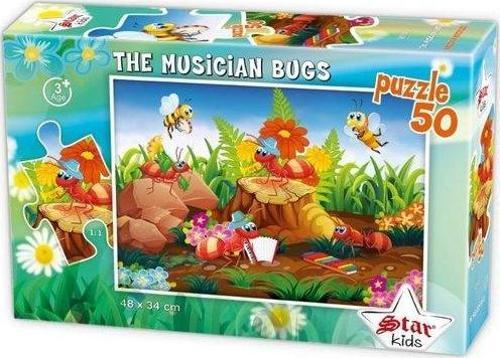 Müzisyen Böcekler, 50 Parça Puzzle