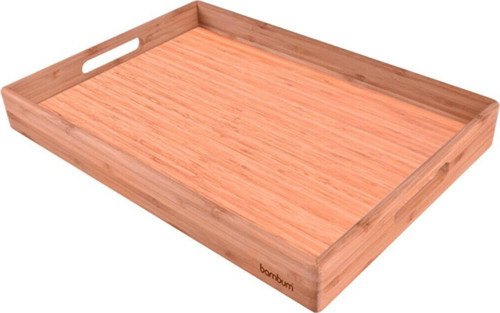 Marbella Bambu Desenli Tepsi Büyük B1435