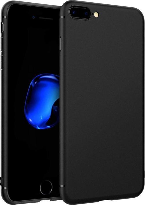 Apple iPhone 7 Plus Kapak Mat Siyah Silikon Lux Kılıf