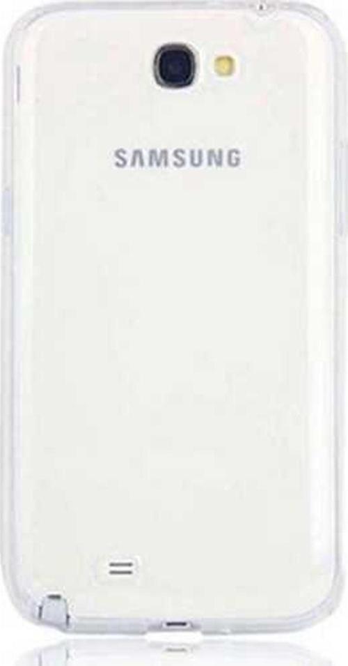 Samsung Galaxy Note 2 Kapak Kamera Korumalı Süper Silikon Kılıf