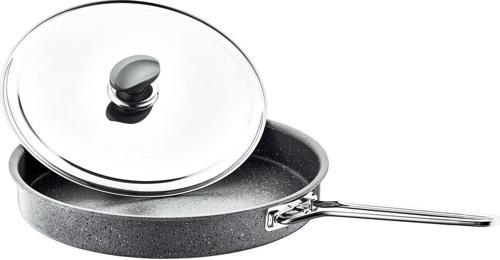 Granit 34x5 Hamsi Tava Metal Kapaklı Gri 3222070734GRİ