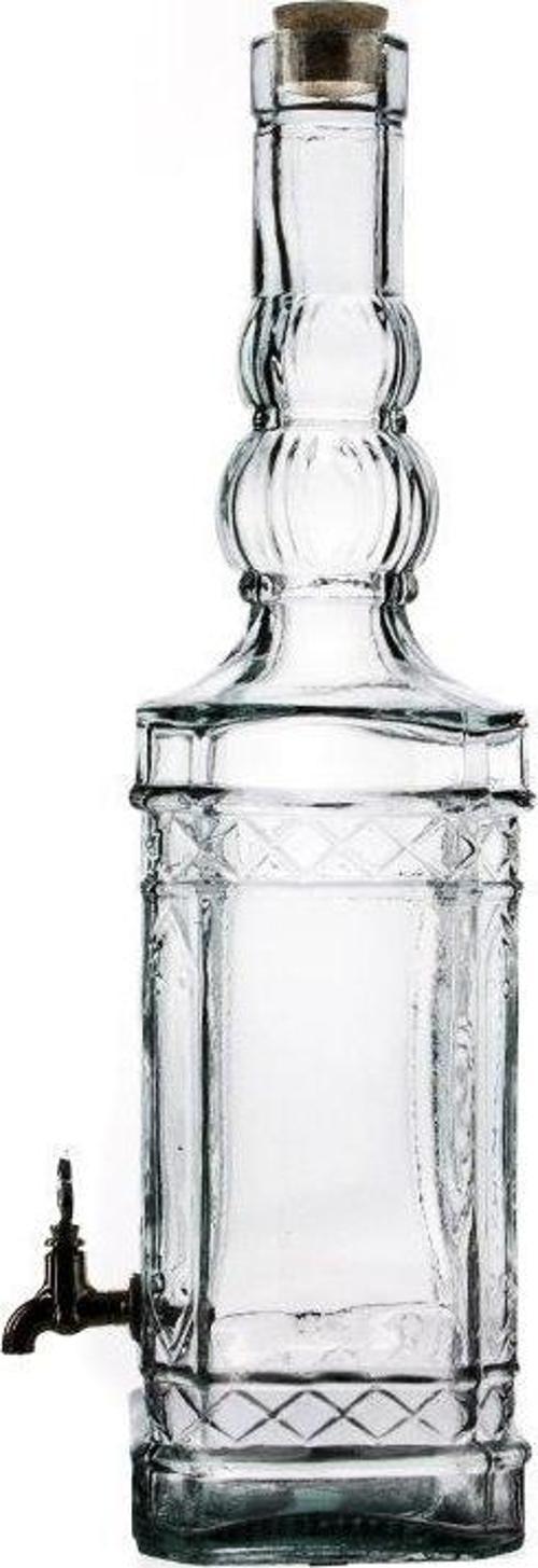 Musluklu Köşeli Yağ Şişesi 3.5lt 7049
