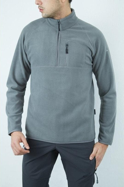 Gamma Yarım Fermuarlı Erkek Outdoor Polar