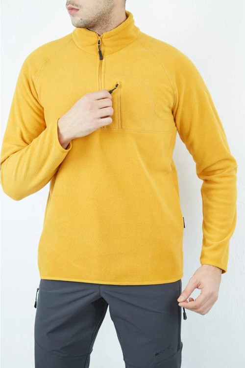 Gamma Yarım Fermuarlı Erkek Outdoor Polar