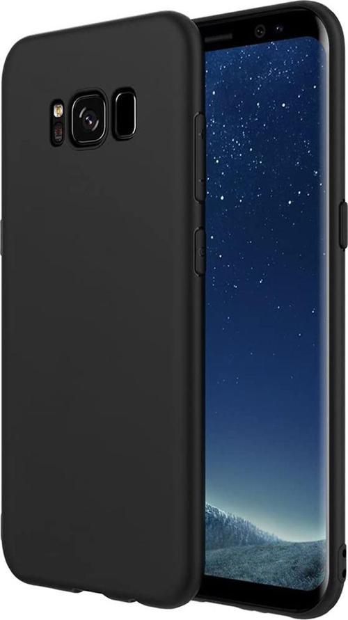 Samsung Galaxy S8 Plus Kapak Mat Siyah Silikon Lux Kılıf