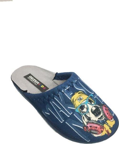 13757-24 Termal Kumaş Erkek Çocuk Ev Terlik 30-35