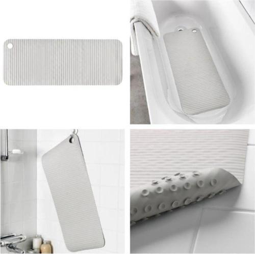Doppa Banyo Kaydırmaz Duş Küvet Paspası Açık Gri 33X84 Cm Vantuzlu