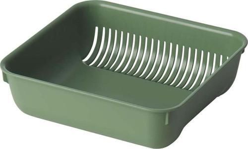 1 Skolast Gıda Atık Kabı Yeşil, Lavabo Süzgeci 16X17X5 Cm Plastik