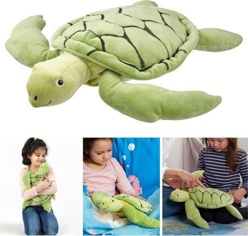 Blavingad Yeşil 44 Cm Caretta Caretta Deniz Kaplumbağası Yumuşak Peluş Oyuncak