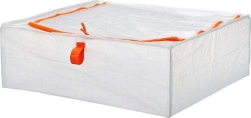 Parkla 55X49X19 Fermuarlı Yatak Altı Yastık Çarşaf Nevresim Giysi Ayakkabı Saklama Kutusu Hurç