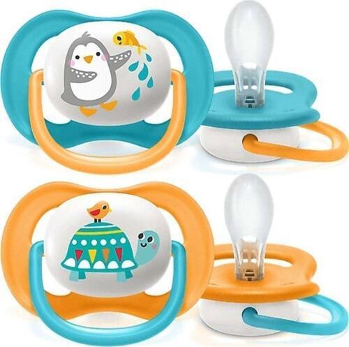 Avent Scf080/70 Ultra Air Animals Emzik 6-18 Ay Erkek 2&#39;Li