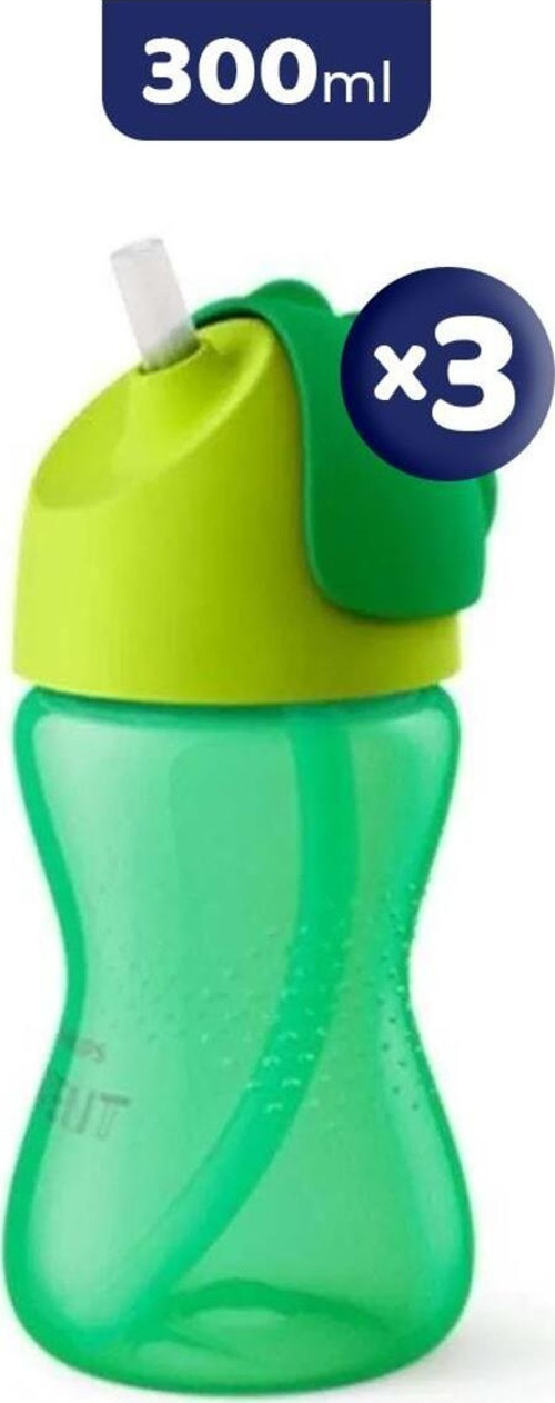 Desenli Pipetli Bardak 300 Ml Erkek 12M+ X 3