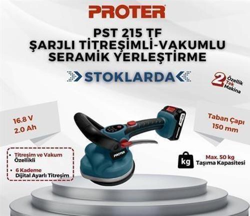 PST 215 TF ŞARJLI TİTREŞİMLİ-VAKUMLU SERAMİK YERLEŞTİRME