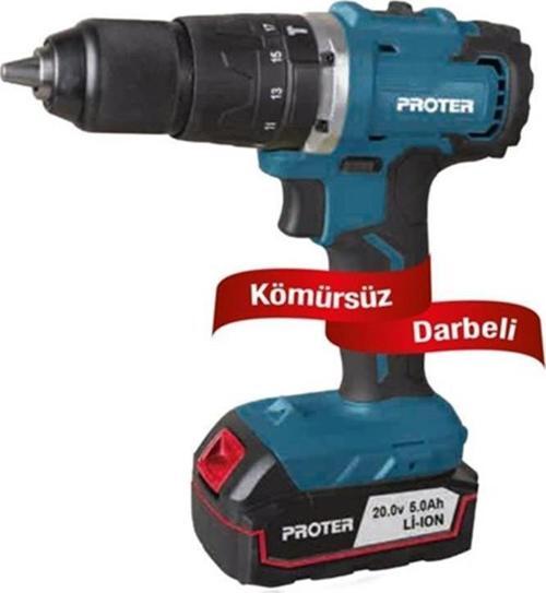 PST 540 BL 20 V 4AH Li-ion ÇİFT AKÜLÜ KÖMÜRSÜZ DARBELİ MATKAP