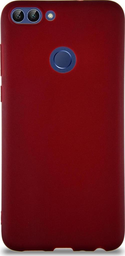 Huawei P Smart Kılıf Soft Premier Renkli Silikon Kapak - Mürdüm
