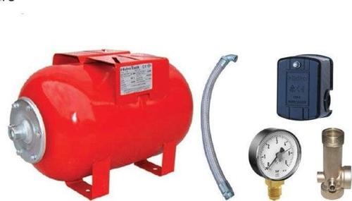 100 Litre Yatay Ayaklı Hidrofor Kiti, Hidrofor Bağlantı Takımı