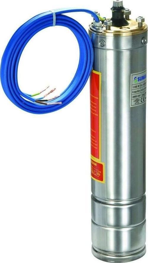 Sumak 4SMT10 4'' Dalgıç Pompa Motoru Trifaze (380V) 1HP