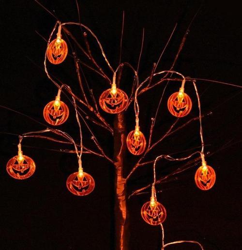 Parti Aksesuar Cadılar Bayramı Halloween Balkabağı Temalı Led Işık 2 Metre