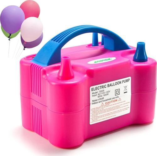 Parti Elektrikli Balon Pompası Çift Uçlu Çift Çıkışlı Balon Makinası
