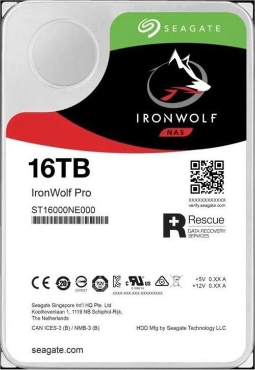 16 Tb Seagate 3.5 Ironwolf Pro Sata3 7200rpm 256mb St16000nt001 (resmı Dıst Garantılı)