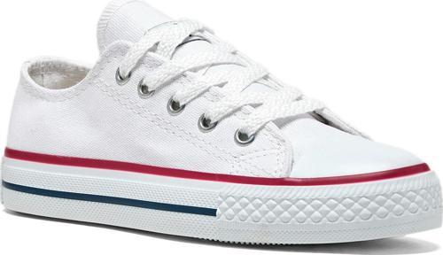 Çocuk Unisex Beyaz Rahat Kalip Bağcıklı Spor Ayakkabı