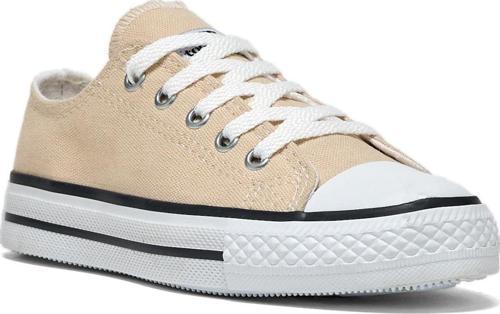 Çocuk Unisex Bej Rahat Kalip Bağcıklı Spor Ayakkabı