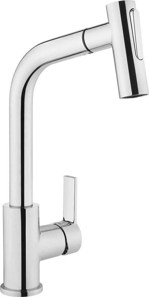 Maestro A42146 Pull-Out Eviye Mutfak Bataryası, Krom