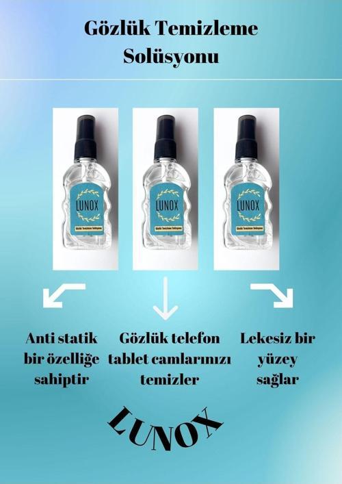 3' Lü Gözlük Temizleme Solüsyonu