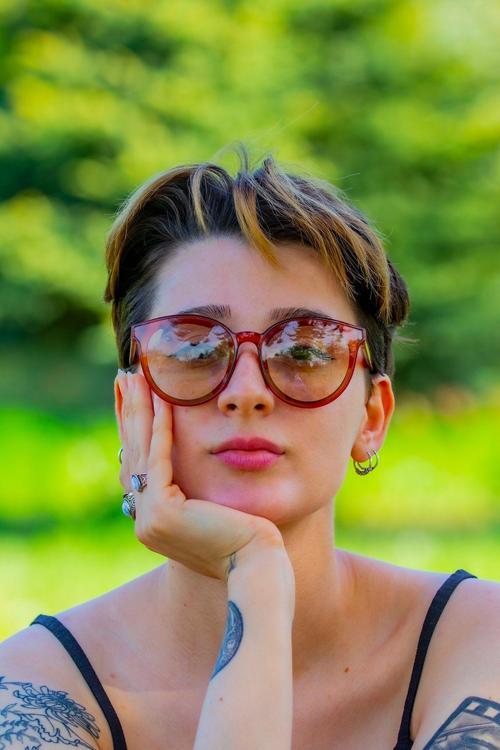 Amelia Krem Kadın Güneş Gözlüğü